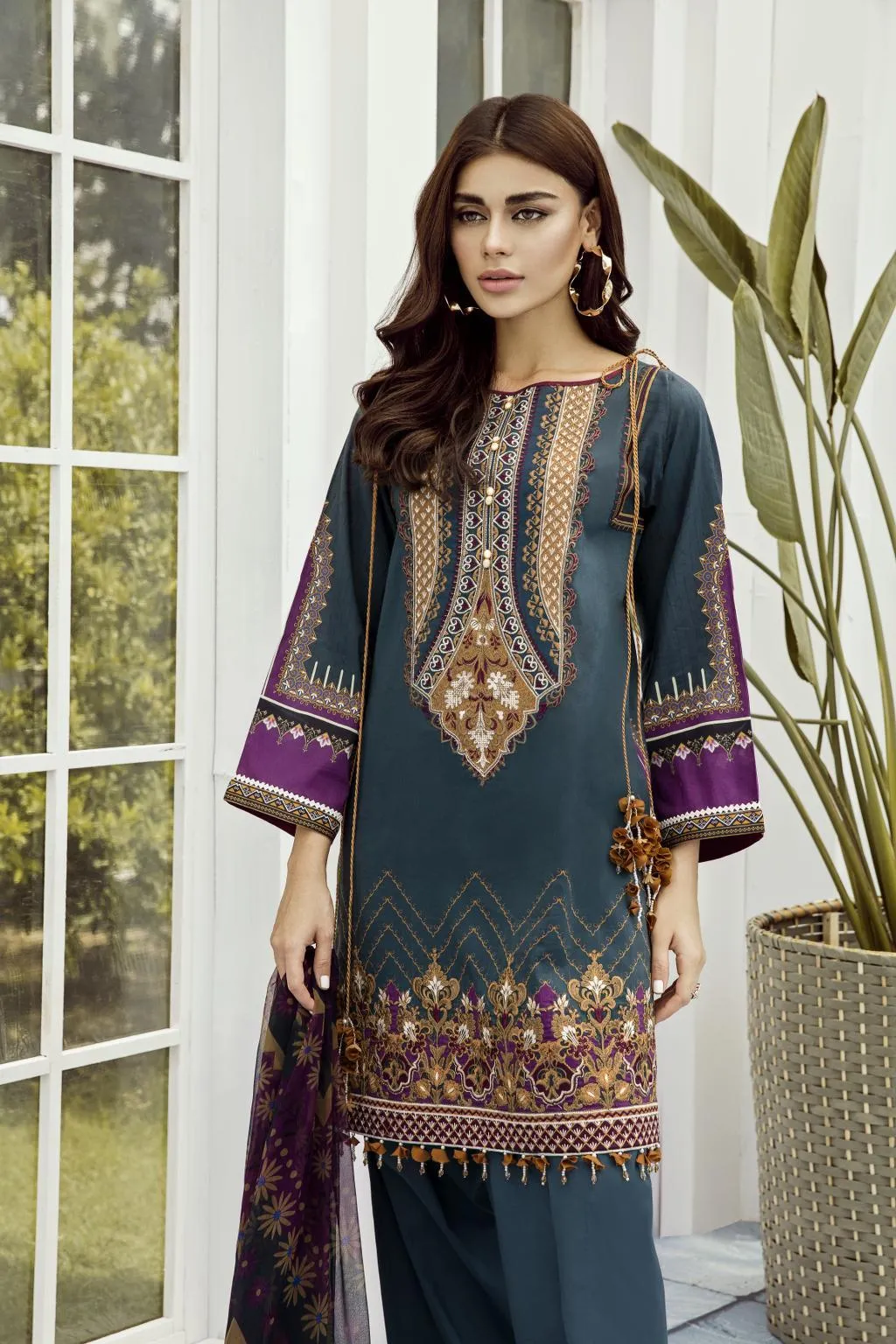 Baroque Fuchsia Lawn Collection Vol-2 2019 – Lily