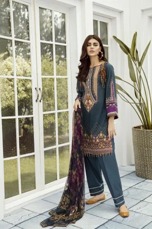 Baroque Fuchsia Lawn Collection Vol-2 2019 – Lily