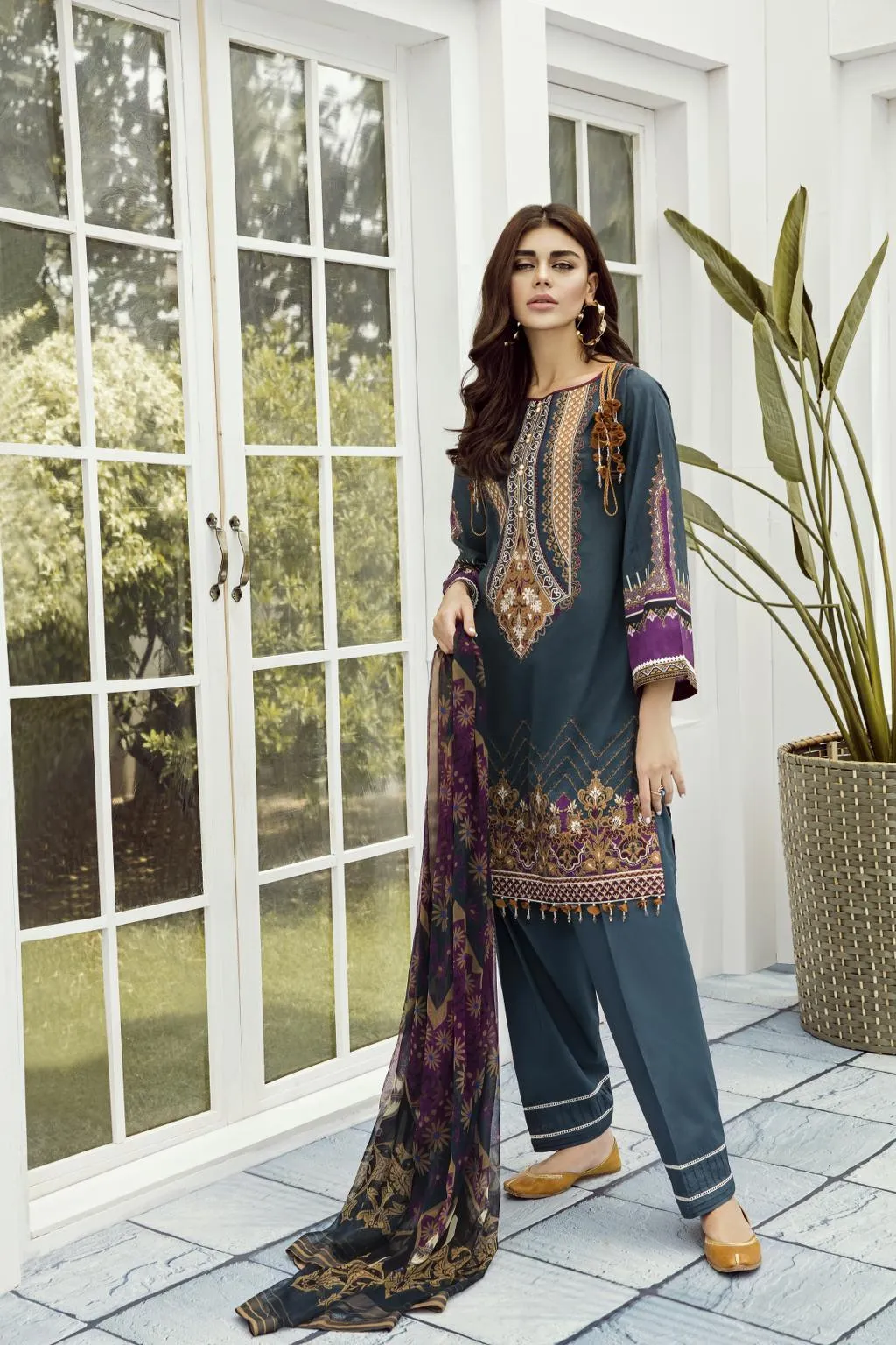 Baroque Fuchsia Lawn Collection Vol-2 2019 – Lily
