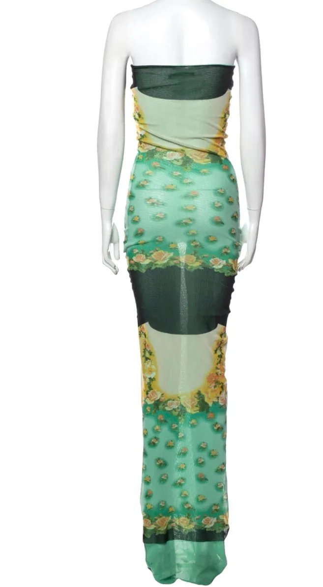 JEAN PAUL GAULTIER mesh strapless