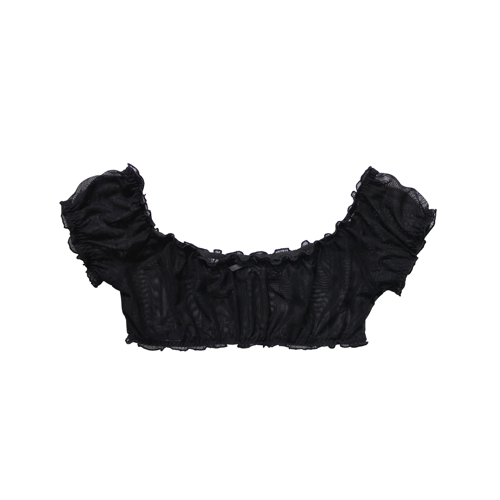 Lula Top Black Mesh