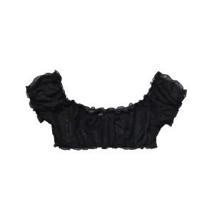 Lula Top Black Mesh