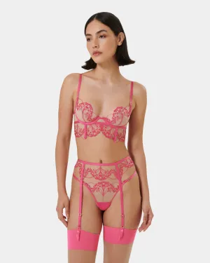 Set: Marisa Eco Fuchsia Pink/Sheer