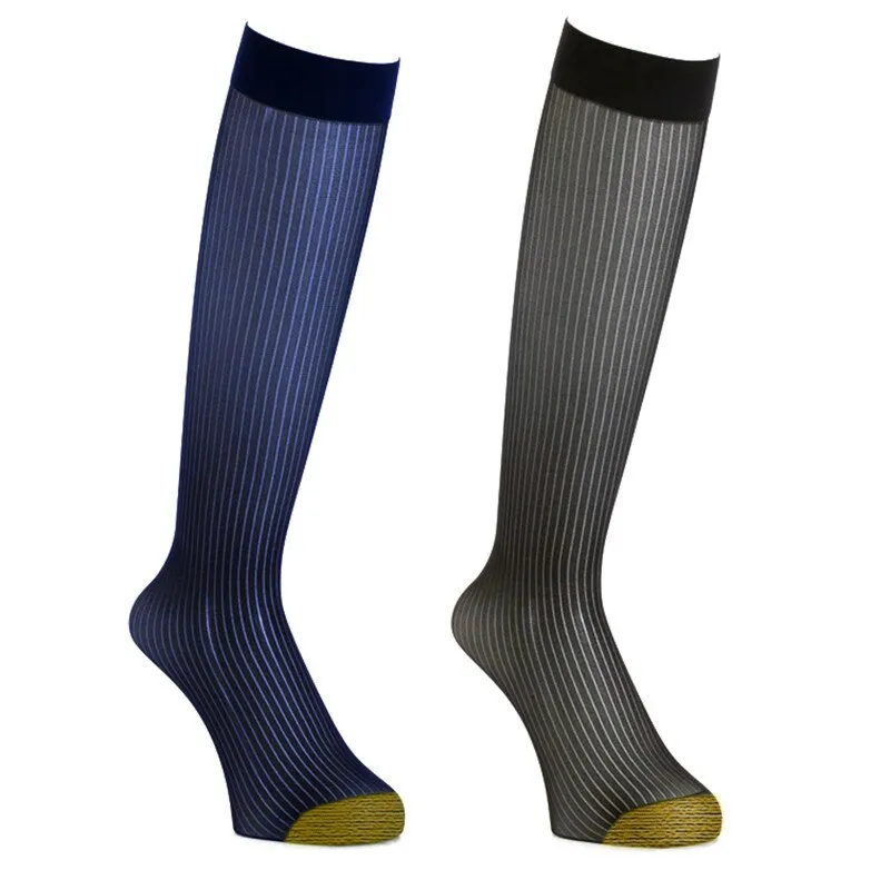 The Riviera Golden Toe Sheer Socks – Ultimate Luxury & Elegance