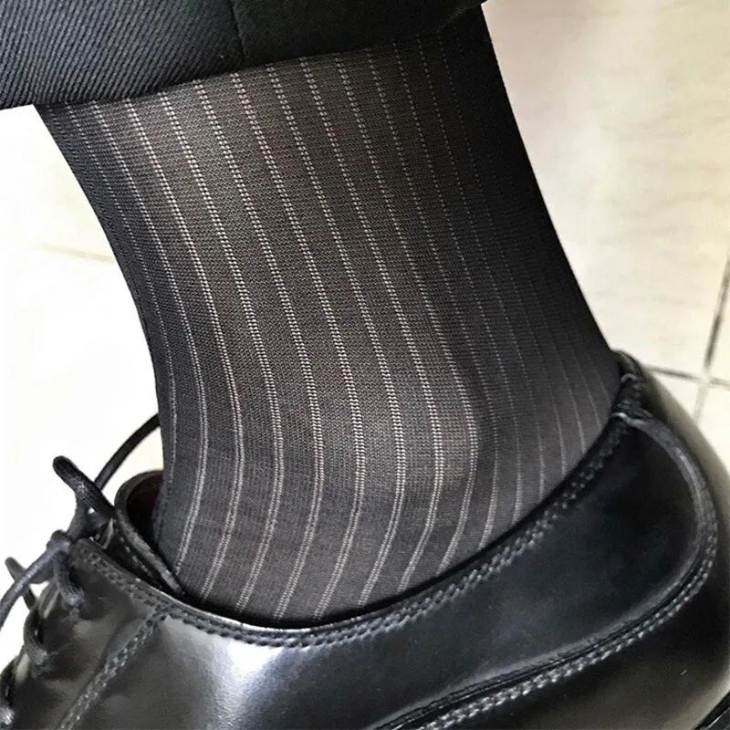 The Riviera Golden Toe Sheer Socks – Ultimate Luxury & Elegance